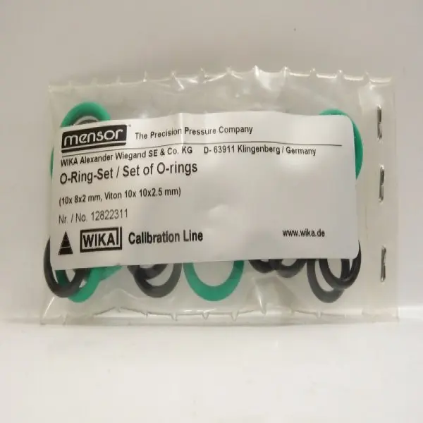 Set of O-Rings, 10x8x2mm, Viton 10x10x2.5mm,Wika